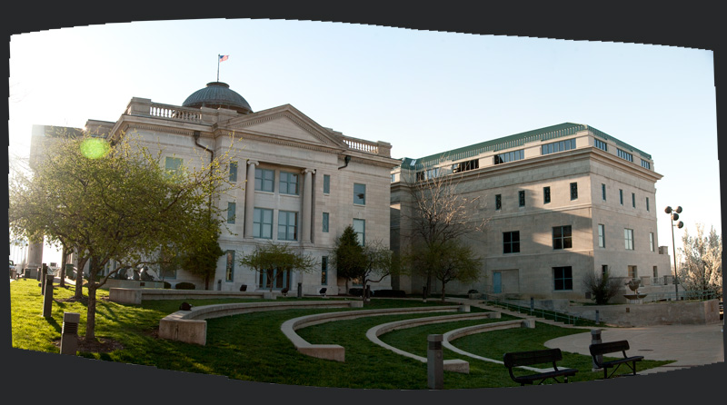 Raw photomerge of BoCoMo Courthouse