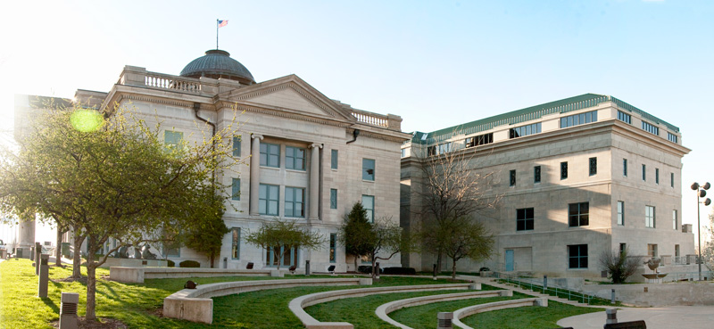 Finished photomerge of BoCoMo Courthouse